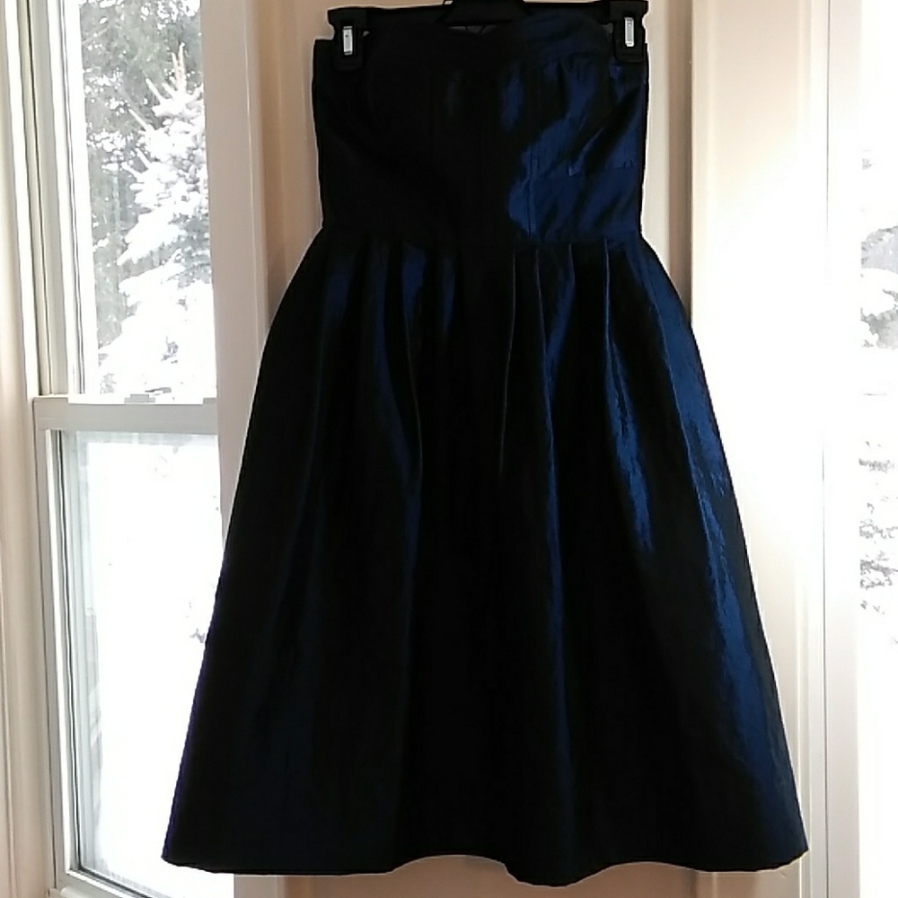 Morgan Mc Feeters strapless dress size 2 royal blu